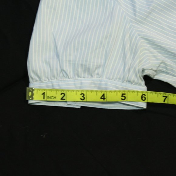 Banana Republic Blue/White Button Up - Picture 9 of 12